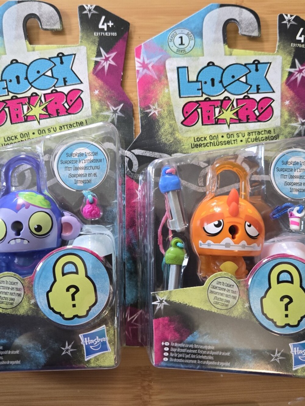 NIB- Hasbro Lock Stars Duo Pack - Purple and Orange Collectible Figures